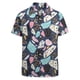 thumbnail image 3 of Camisa hawaiana de playa con estampado 3D para hombre, divertida camisa de fiesta con gráficos retro, blusa abotonada de manga corta para hombre, ropa Y2k, 3 of 5