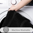 thumbnail image 6 of Softlife Bathroom Rug Soft Absorbent Microfiber Bathroom Rugs Washable Bath Mat,24"x17",Black, 6 of 6