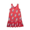thumbnail image 5 of Barbie Girls Tank Printed Dropwaist Dress, Sizes 4-12, 5 of 10