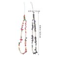 thumbnail image 4 of 2pcs Gravel and Pearl Beaded Hanging Rope Phone Rope Phone Decoration Rope Phone Decor, 4 of 8