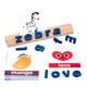 thumbnail image 1 of Rompecabezas de madera del alfabeto, tablero de clasificación de letras, juego a juego, juguete educativo preescolar de Aprendizaje Temprano, regalo para niños y niñas, 1 of 5
