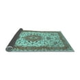 thumbnail image 2 of Ahgly Company Indoor Round Persian Light Blue Traditional Area Rugs, 6' Round, 2 of 4