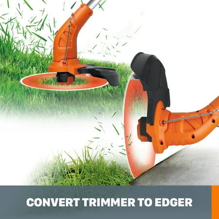 trimmer hedge edger combo lawn blower worx leaf equipment