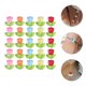 thumbnail image 4 of 120 cuentas de tulipán para bricolaje, multiusos, para cadena de teléfono, collar, cuentas con forma de tulipán, 4 of 5