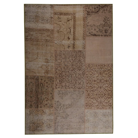 MA Trading Handmade Konya Sand Vintage Print Rug (India) - 5' x 8'