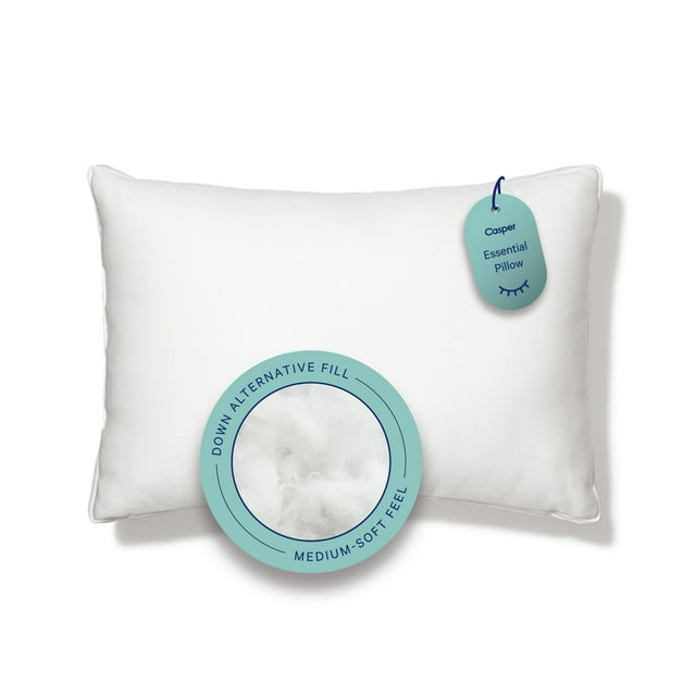 Almohada Casper Sleep Essential para dormir, tamaño king, color blanco