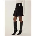 thumbnail image 2 of Pleated Mini Skirt with Pearl Detail, 2 of 6