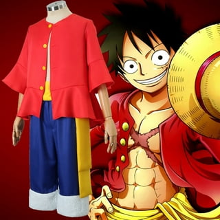 Bangyan Anime One Piece Monkey D. Luffy Cosplay Costume Halloween