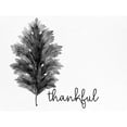 thumbnail image 3 of Allen, Kimberly 18x15 Black Modern Framed Museum Art Print Titled - Thankful Black and White, 3 of 5