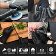 thumbnail image 6 of Salon World Safety Black Nitrile Disposable Gloves, Box of 100, Size Small, 4.0 Mil Thick - Latex Free, Powder Free, Textured Tips, Food Safe, Comfortable, Extra-Strong Protective Working Gloves, 6 of 6