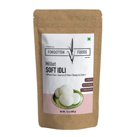 Forgotten Foods "Millet Soft Idli Mix" - Instant Idly Batter Ready To Cook Breakfast Premix - Little Millets Siridhanya (Sama, Samai, Samalu, Kutki Ch
