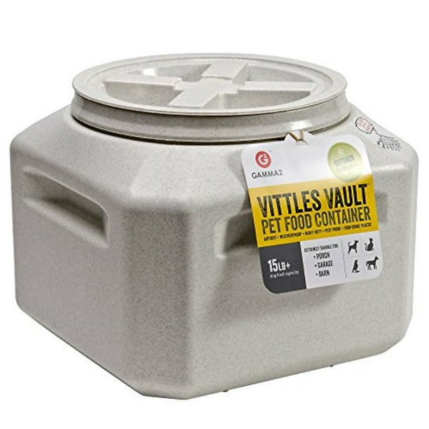 Gamma2 Vittles Vault Outback 15 lb Airtight Pet Food Storage Container