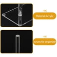 thumbnail image 3 of IBASETOY Makeup Brushes Holder Acrylic 3 Tier Transparent Organizer Storage for Women Teen Girls Vanity Use 1Pack, 3 of 8