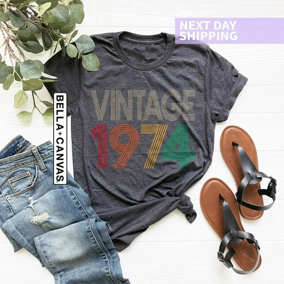 51st Birthday Shirt, Vintage 1974 Shirt, 51st Birthday Women, 51st Birthday Men, 51st Birthday Tee, 1974 Tee, Her Tshirt All Size S-5XL