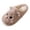 A-Brown631, variant on Bibifish Mens Womens Fuzzy Slippers Kitty Cartoon Fall Winter Novelty Slippers Warm Indoor Character Slippers