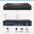 thumbnail image 6 of SANNCE 1080P Poe Security Camera System 8CH 5MP NVR Audio Recording Night Vision, 6 of 9