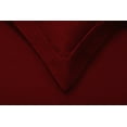 thumbnail image 2 of Superior Egyptian Cotton Duvet Cover Set, Twin, Burgundy, 2 of 4