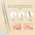 thumbnail image 2 of BESTOPE Blackhead Remover 6 in 1 Pimple Comedone Extractor Tool Acne Removal Kit - Treatment for Blemish, Whitehead Popping, Zit Removing for Risk Free Nose Face Skin - Silver, 2 of 7