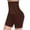 Coffee#underwear for women#14, variant on Women Tummy Control Shapewear Shorts Thigh Slimmer Seamless Underwear High Waisted Body Shaper Shorts Under Dress Coffee XL
