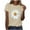 Beige Summer Tops for Women_0, variant on HAPIMO Women' Plus Size Elegant Blouses Crew Neck Tees Flower Graphic Bsaic Tees Casual Loose Summer Tops for Women Fashion Clothes Dressy Tunic Beige M