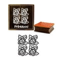 thumbnail image 1 of Printtoo Square Rubber Stamp Rose Floral Pattern Scrap-booking Craft Wooden Stamps-5 x 5 Inches, 1 of 2