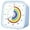 Light Blue Rainbow, variant on Visual Timer with Protective Case, Rainbow Disk 60 Minute Countdown Timer for Kids and Adults, Silent Time Management Tool(White)