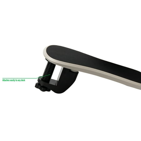Mind Reader - 2 Pack Wrist Rest Pad Clamps - Gray