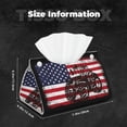 thumbnail image 5 of Logiee USA Vintage Flag Tractor Print Tissue Box Cover,Stylish Tissue Box Holder Decorative Tissue Cover for Bathroom Toilet Bedroom Living Room Table Desk Office, 5 of 7