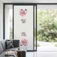 thumbnail image 4 of Hello Summer Window Privacy Film, Pink Ice Cream Truck Watercolor Static Cling UV Sun Blocking Tint Film Heat Control Windows Films for Bedroom Bathroom, Window Stickers 35.4"x78.7", 4 of 8
