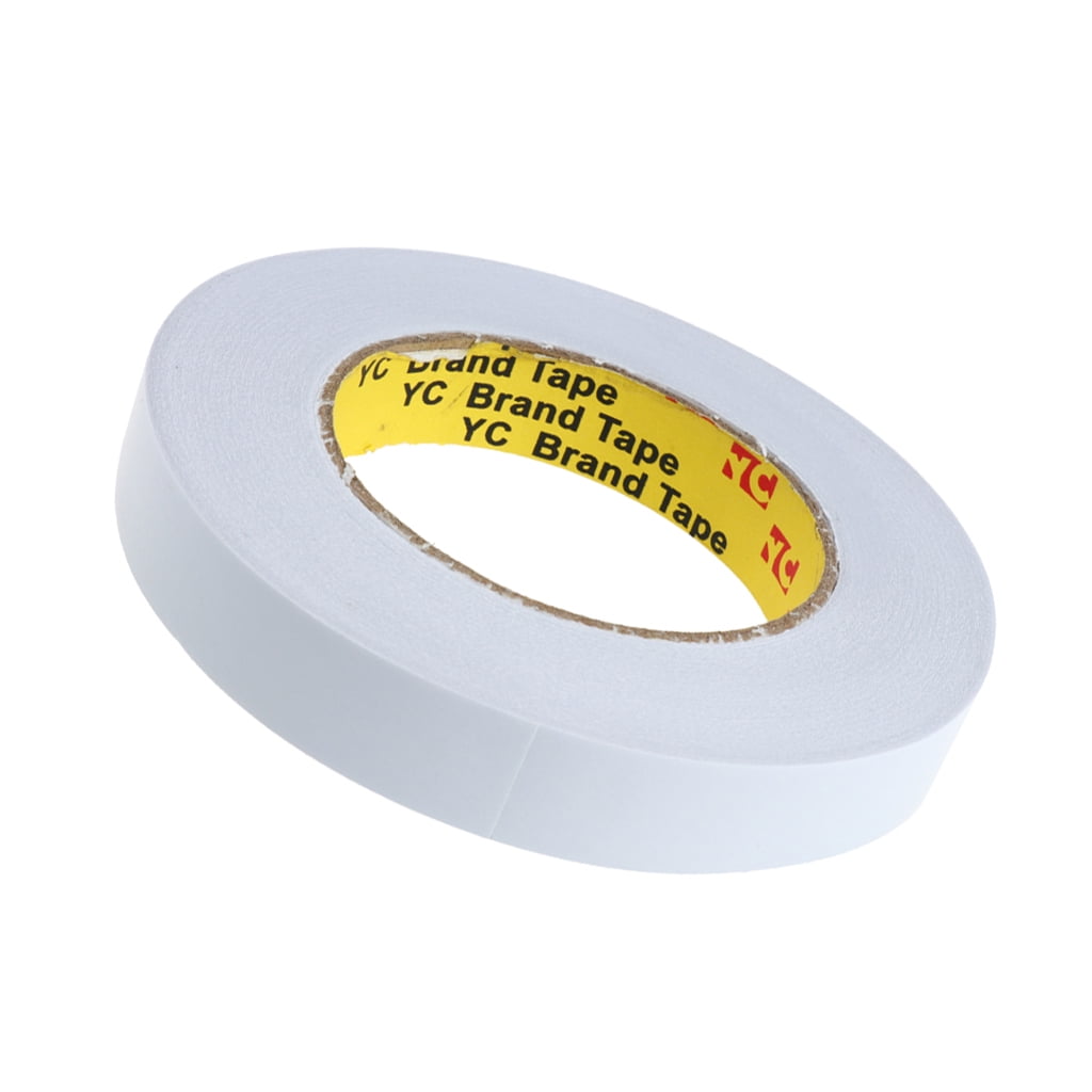 50m x 25mm Roll Of Strong Double Sided Self Adhesive Banner Hemming Tape* 