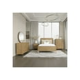 thumbnail image 6 of Benjara Fij 5pc Queen Bedroom Set w Round Dresser Mirror, Sand Brown, Rattan, 6 of 6