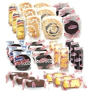 Hostess Variety Pack | Cupcakes, Cinnamon Rolls, Danish, Ding Dongs, Twinkies, Zingers | 30 Count