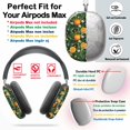 thumbnail image 2 of Protective Cover for AirPods Max Citrus Orange Floral =12 Headphones Aesthetic Print Snap On Cases, 2 of 5