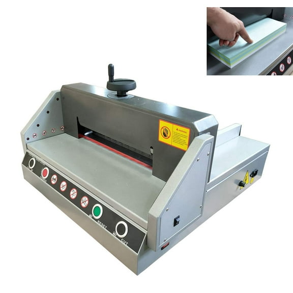 PreAsion Electric Cutting Machine Manual Pushing Paper Cut Width 13inch