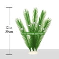 thumbnail image 2 of FUTUREORYY 3Set Fake Grass For Tank Green Like Shape Plastic Aquarium Fish Tank Plants, 2 of 8