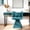Blue, variant on Resenkose Luxury Chenille Velvet Vanity Chair with Butterfly Backrest, 360° Rotatable Accent Chair for Dressing Table, Studio, Blue