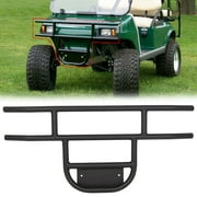 KOJEM Front Bumper Brush Guard Fit for CC 1981-up DS Tubular Bumper Gas and Electric Models Club Car Golf Cart