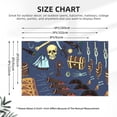 thumbnail image 3 of Pirates Skull Map Treasure Vintage Four Hole Decorated Banner Flag for Garden Yard Home Decoration Indoor Outdoor 4x6 Ft, 3 of 7