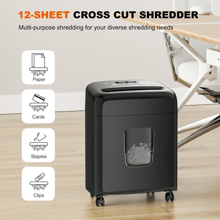 藤原君ページ‼️ブラックOSB！ Bonsaii C209-D 10-Sheet Cross-Cut Credit Card Paper Shredder for Home