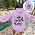thumbnail image 2 of RATTOYY Trendy Womens Hoodies Letter Print Long Sleeve With Pockets Comfy Casual Basic Pullover Sweatshirts, 2 of 6