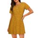 thumbnail image 1 of Fotbe Gold Glitter Bata de Dormir para Mujer con Estampado, Camisón de Algodón de Manga Corta, Ropa de Dormir Casual, 1 of 6