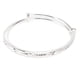 thumbnail image 5 of Pulsera de cuproníquel de 30g, joyería de moda ajustada, pulsera redonda grabada para mujer, 5 of 12