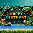 thumbnail image 3 of Colorful Theme Birthday Banner Decorative Design Kids Party for Child Celebration Indoor Use, 3 of 8