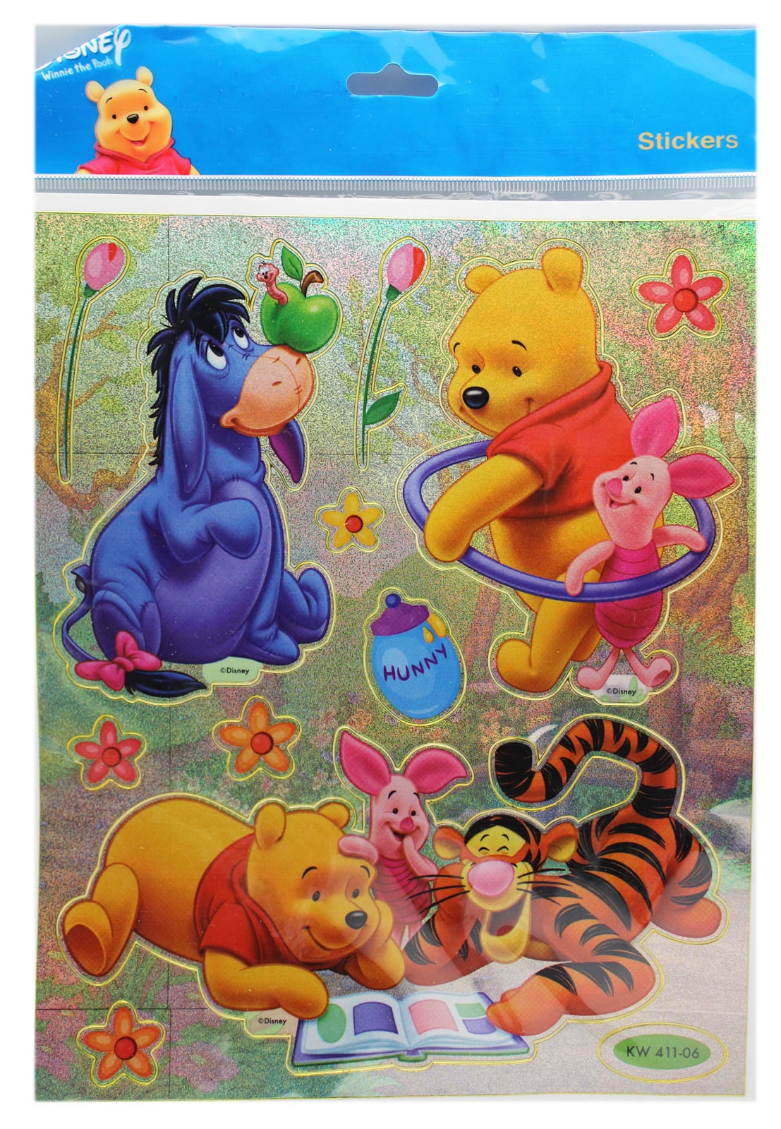 Winnie The Pooh And Friends Themed Set of 50 Assorted Stickers Decal Set