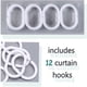 thumbnail image 5 of Lankey Clear Water Cube Style Shower Curtain Liner 71" x 71" PEVA 3D Translucent Shower Liner with Hooks Lankey Cortina de la ducha, 5 of 7