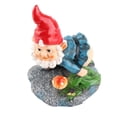 thumbnail image 1 of Gnome Figure Decorations, Easy To Clean Resin Dwarf Ornaments  For Yard, 1 of 8