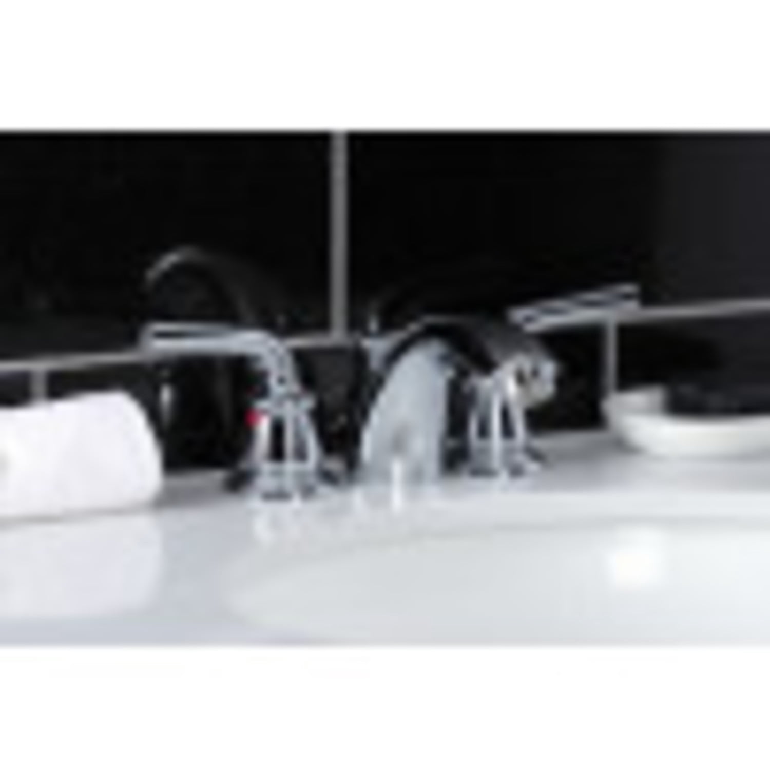 Kingston Brass KB951RXL Restoration Mini-Widespread Bathroom Faucet, Polished Chrome
