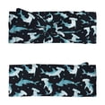 thumbnail image 5 of Baby Bows, Blue dot hammerhead shark Elastics Soft Baby Newborn Headbands Hairbands Hair Bow for Baby Girls Boys, Hair Bows 0-6 Months Hair Accessories for Newborns Infants, 5 of 5