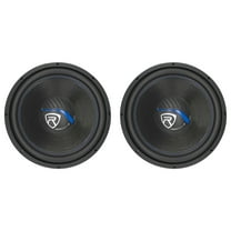 (2) Rockville K5 W15K5S2 15" 2000 Watt 2 Ohm Car Audio Subwoofers CEA Rated Subs