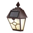 thumbnail image 2 of Rongmo Solar Powered Retro Style LED Wall Light Brown Warm Sconce, 2 of 8